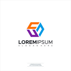 CCC Letters with a simple and elegant concept. suitable for modern cloud companies Design