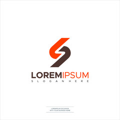 Initial S Logo Letter S icon design template elements