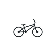 Bicycle icon template color editable. Bike symbol vector sign isolated on white background illustration for graphic and web design.
