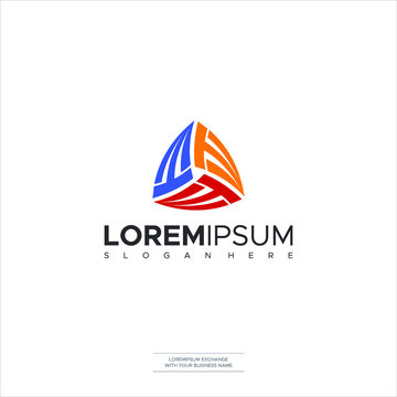 Letter T logo Design Concept TTT Initial Letter Logo Template Design