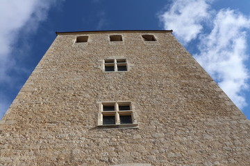 Tour des archives de l'abbaye d'Ambronay - Département de l'Ain - Région Rhône Alpes - France -...