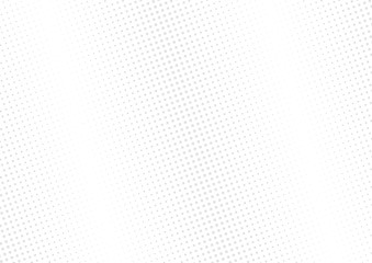 Abstract halftone dotted background. Futuristic grunge pattern, square, shadow.  Gray modern optical pop art texture for posters, sites, business cards, cover, labels mock-up, vintage stickers