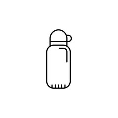 bottle, container, drink line icon on white background