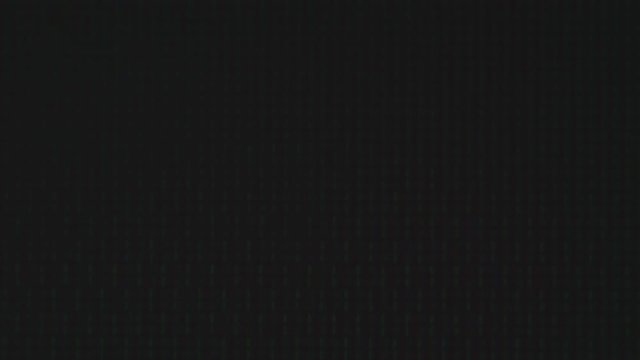 Typing of phrase with green letters on black background. After knock knock phrase people's name follow.
