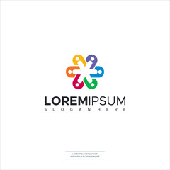 Initial i School People letter iiiiii logo icon illustration vector design