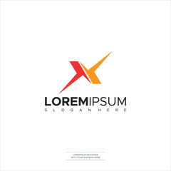 Letter X logo icon Design Template Elements