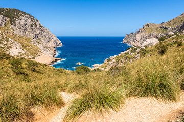 Cala Figuera, beautiful sea bay on Majorca island, Baleares, Spain