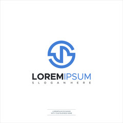 Initial Letter SS S Logo Icon Vector Template