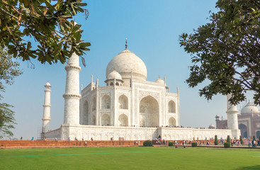 Fototapeta na wymiar Taj Mahal Uttar Pradesh India