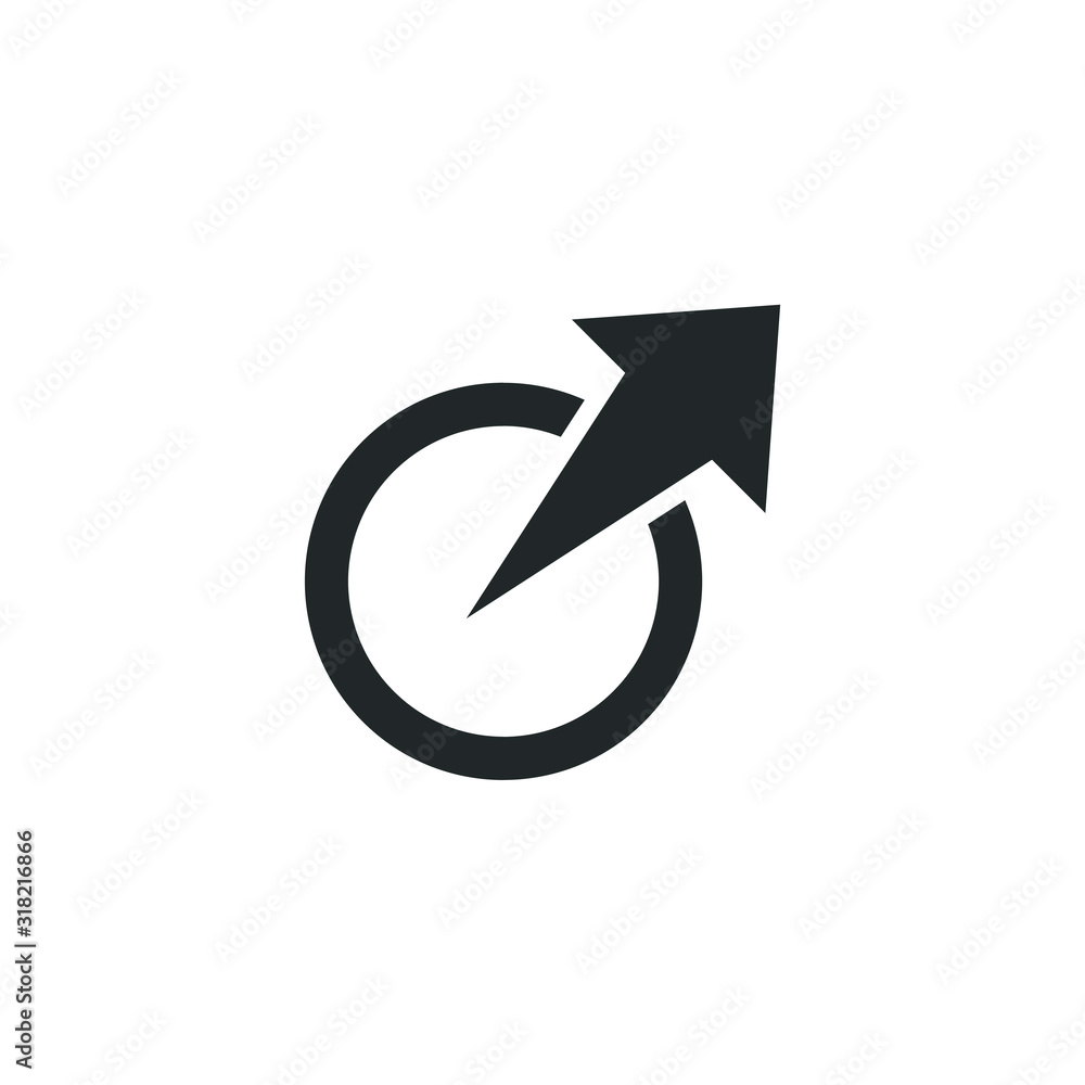 Poster Connection and share icon template color editable. share symbol vector sign isolated on white background illustration for graphic and web design.