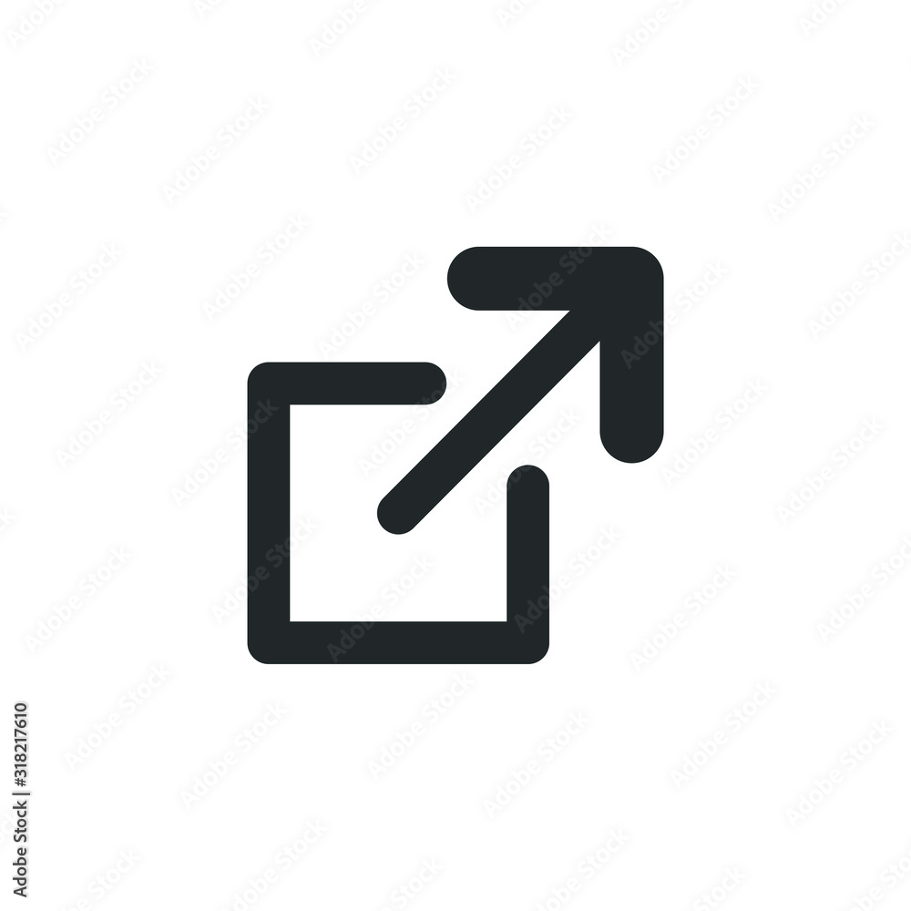 Poster Connection and share icon template color editable. share symbol vector sign isolated on white background illustration for graphic and web design.