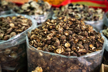 Dry mushrooms