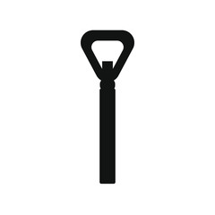 Vector icon, of beer bottle opener