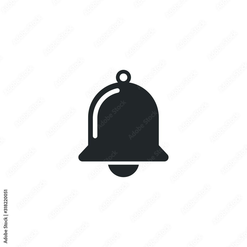 Leinwandbilder Social media notifications icon template color editable. Social media notification symbol vector sign isolated on white background illustration for graphic and web design.
