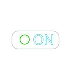 vector icon, rectangular shaped on button