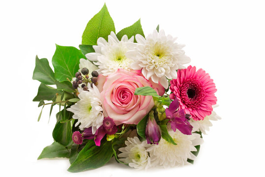 Bouquet of flowers isolated