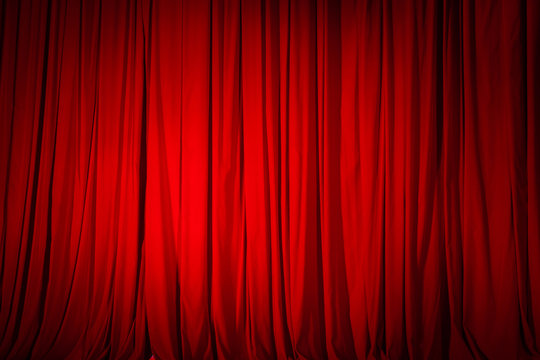 Closed red curtain in the theater, background texture Stock Photo | Adobe  Stock