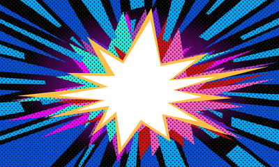 pop art background blue © studiostoks