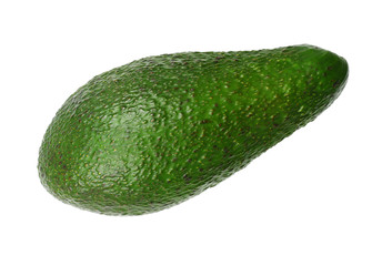Closeup of green avocado