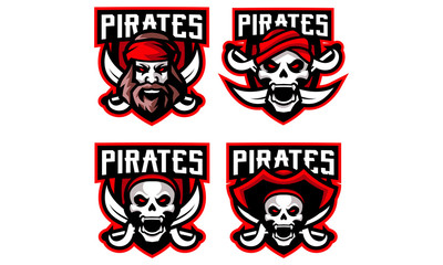 Pirates Esports Mascot Logo Collection-01