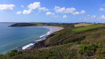 Obraz premium Freshwater East Beach in Pembrokeshire