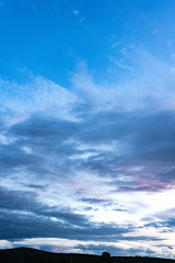 Obraz premium Sunrise and cloud in sky for background
