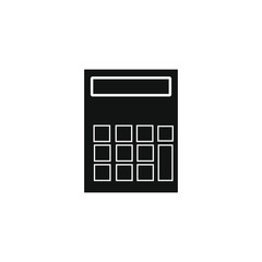 vector icon, calculator with small screen