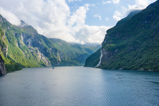 Landscape at the Geirangerfjord, Norway