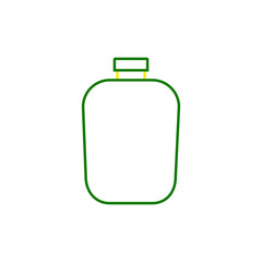 vector icon, camping canteen front view