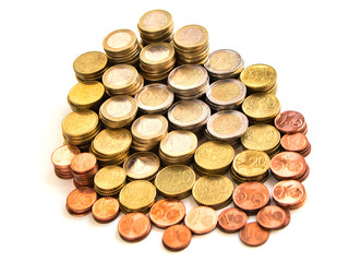 Das Euro Münzgeld verliert in Zeiten von Bargeldlos immer mehr an Bedeutung