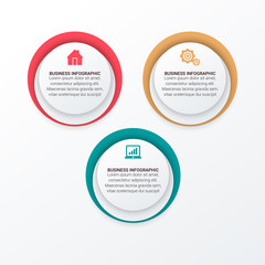 Vector Infographic label design template with icons and options or steps. diagram, presentations, workflow layout, banner, flow chart, info graph.