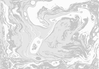 Minimalistic gold and gray marble pattern. Agate background.