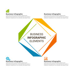 Vector illustration infographics options. Template for brochure, business, web design