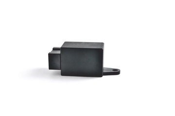 electronic automotive power system relay white background