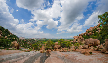 Rock boulders from Gangavati, Karnataka