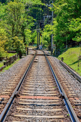 Fototapeta premium 京都 叡山電鉄鞍馬線