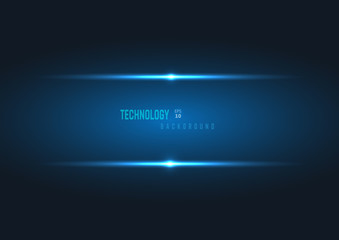 Template abstract technology style blue shiny color black frame layout modern tech design background and texture.