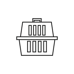 vector icon, pet transport box
