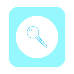 vector icon, shaped like door keys