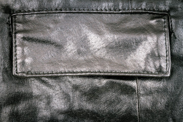 Black leather texture background