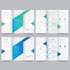 business trifold brochure template