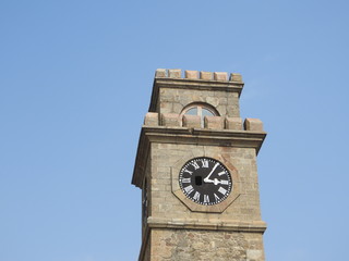 City clock tower in the town of Galle in Sri Lanka. Galle - the largest city and port in the south...