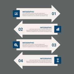 Infographic business. timeline process chart template. Vector modern banner, text, workflow layout diagram, web design. Abstract elements of graph steps options.