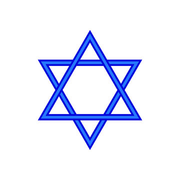 vector icon, esoteric pentagram symbol