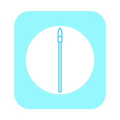 vector icon, plaid painter brush