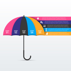 Abstract digital illustration Infographic. Vector illustration can be used for workflow layout, diagram, number options, web design.