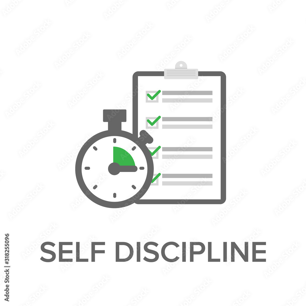 Poster discipline icon. simple element illustration. discipline concept symbol design. can be used for web 