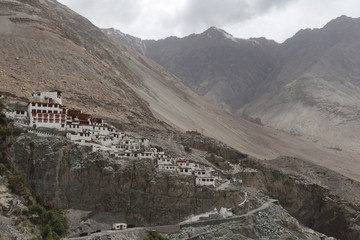 monastery  buddhist mountain leh ladahk