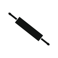 vector icon, kitchen wooden roller shape