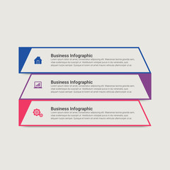 Infographic thin line design template with numbers options.